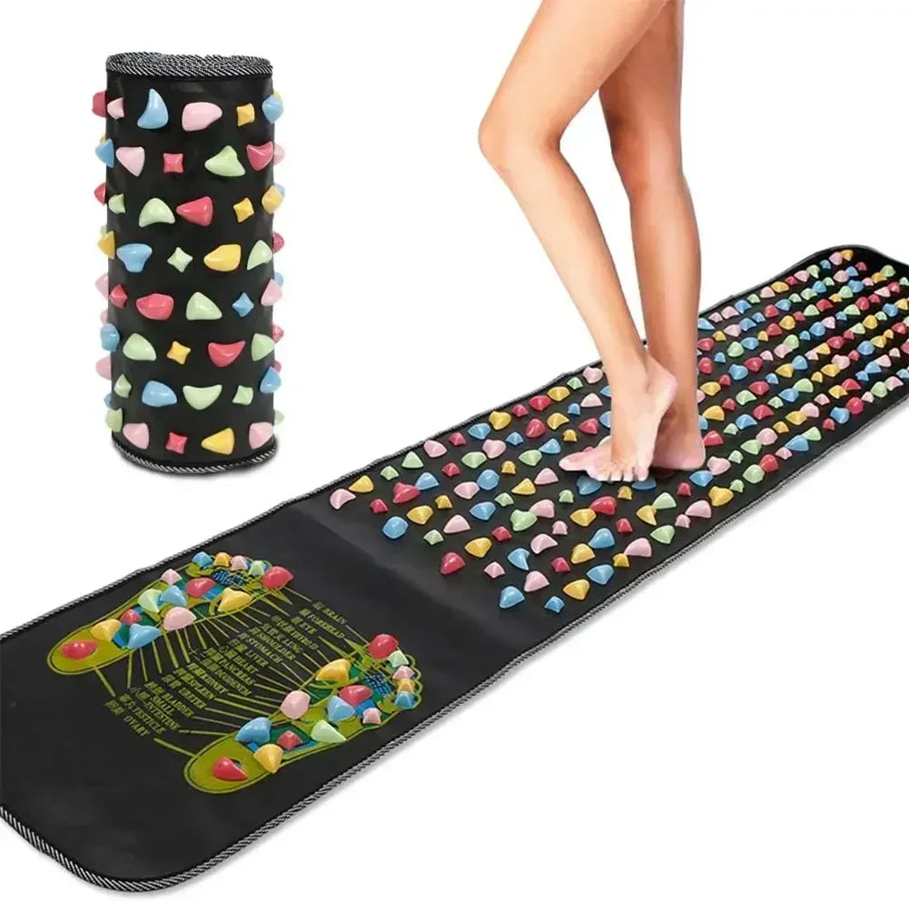 Foot Massage Pad – Walk-Stone Acupuncture Mat for Relaxation & Circulation