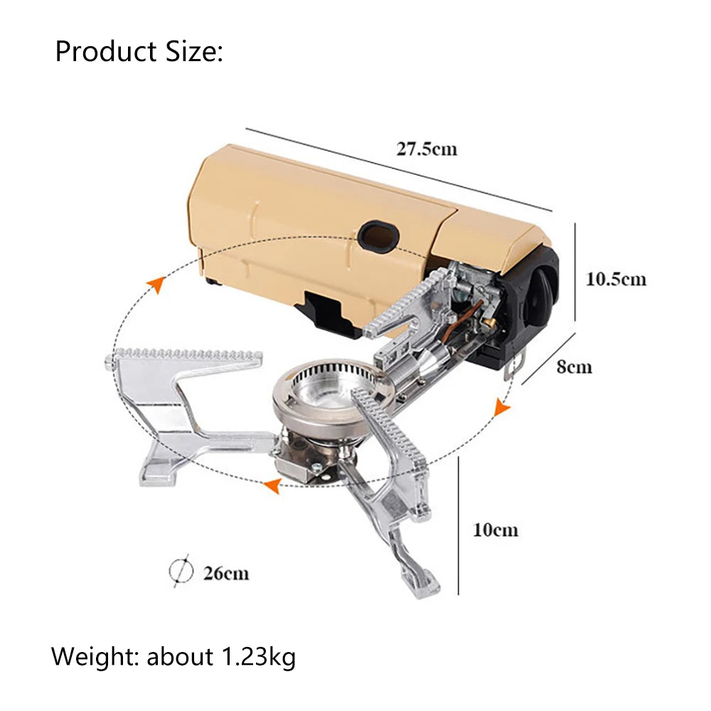 Gas Stove – 2600W Folding Burner for Outdoor Cooking